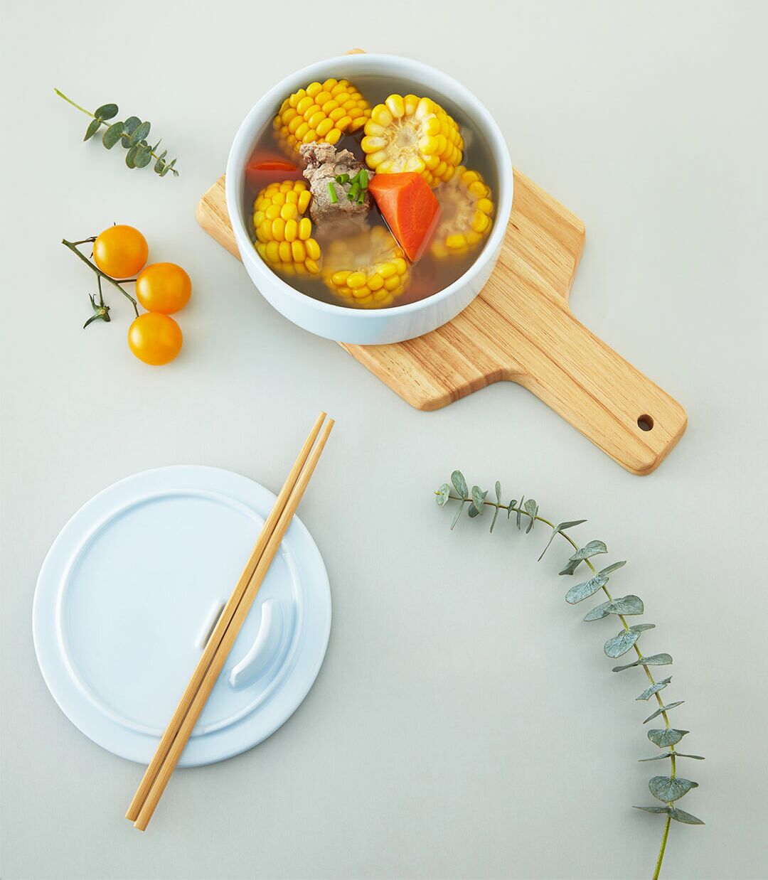 Тарелка с крышкой Xiaomi Gonghe JingRepublic Washed Net Noodle Soup Bowl