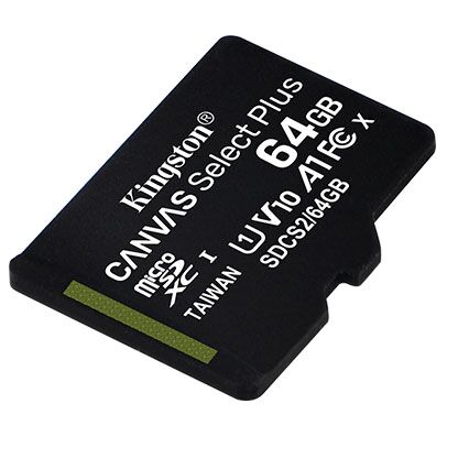 Карта памяти microSD 64GB Kingston microSDXC Class 10 UHS-I U1 (SDCS2/64GBSP) RU - 4
