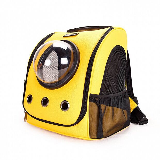 Переноска-рюкзак для животных Xiaomi Small Animal Star Space Capsule Shoulder Bag (Yellow/Желтый) - 1