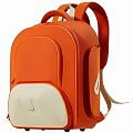 Рюкзак школьный UBOT Expandable Spine Protection Schoolbag 28L (оранжевый/бежевый) - фото