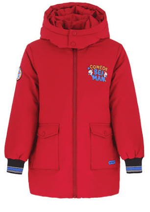 Детская куртка GoldFarm 95 Duck Down Jacket With An Inscription (Red/Красный) 