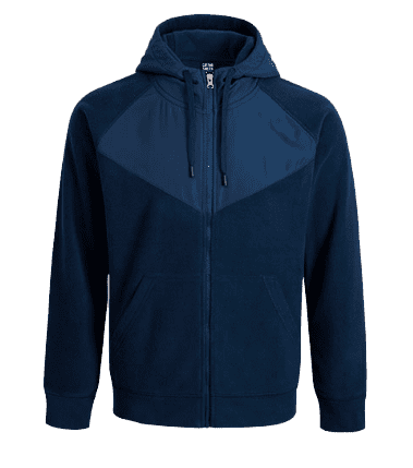 Спортивная куртка Xiaomi Cotton Smith Stitching Hooded Sweater Men's Section (Blue/Синий) - 1