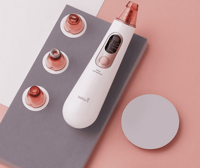 Комплект насадок для вакуумного очистителя Xiaomi WéllSkins Clean Beauty Blackhead Meter