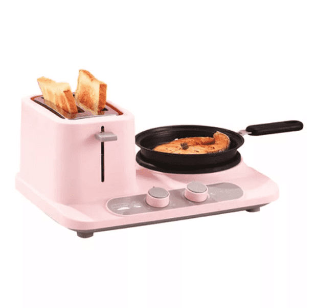 Плита и тостер Donlim Multi-Function Breakfast Machine (Blue/Голубой) - 3
